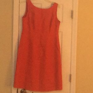 Coral Irish linen dress sz8